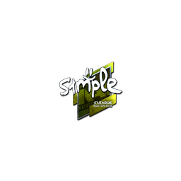 Sticker | s1mple (Foil) | Boston 2018