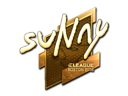 Sticker | suNny (Gold) | Boston 2018