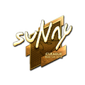 Sticker | suNny (Gold) | Boston 2018