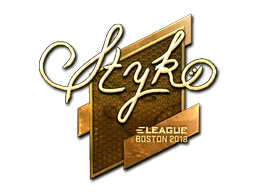 Sticker | STYKO (Gold) | Boston 2018