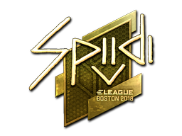Sticker | Spiidi (Gold) | Boston 2018