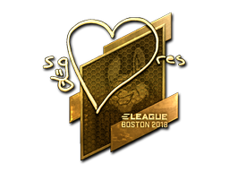 Sticker | seang@res (Gold) | Boston 2018