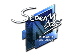 Aufkleber | ScreaM (Glanz) | Boston 2018