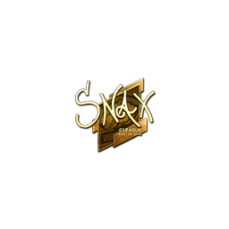 Sticker | Snax (Gold) | Boston 2018