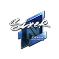 Sticker | SIXER (Foil) | Boston 2018