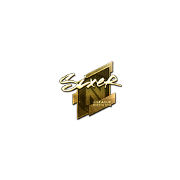 Sticker | SIXER (Gold) | Boston 2018