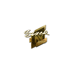 free csgo skin Sticker | SIXER (Gold) | Boston 2018