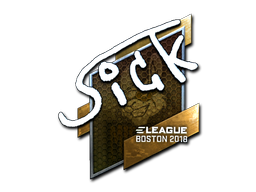 Sticker | SicK (Foil) | Boston 2018