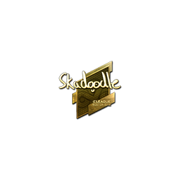 free csgo skin Sticker | Skadoodle (Gold) | Boston 2018