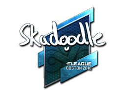 Naklejka | Skadoodle (foliowana) | Boston 2018