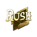 Sticker | RUSH (Gold) | Boston 2018