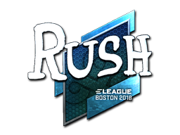 Sticker | RUSH (Foil) | Boston 2018 image