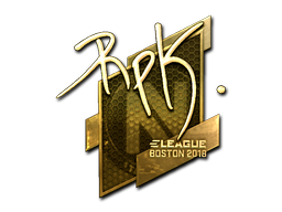 Autocolante | RpK (Gold) | Boston 2018