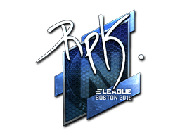 Çıkartma | RpK (Parlak) | Boston 2018