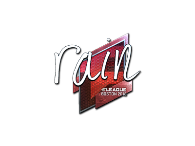 Sticker | rain (Foil) | Boston 2018
