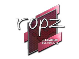Sticker | ropz | Boston 2018