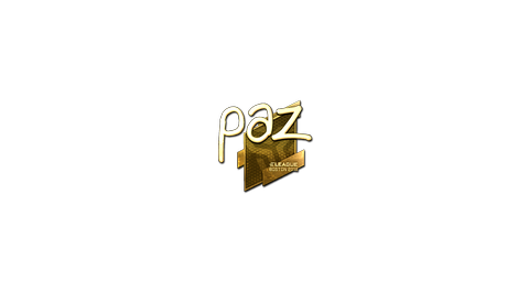 Sticker | paz (Gold) | Boston 2018