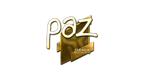 Sticker | paz (Gold) | Boston 2018