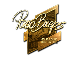 Sticker | pashaBiceps (Gold) | Boston 2018