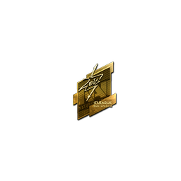 free csgo skin Sticker | Zeus (Gold) | Boston 2018