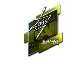 스티커 | Zeus (Foil) | Boston 2018