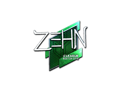 Pegatina | zehN (reflectante) | Boston 2018