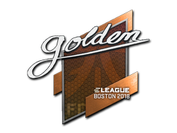 Sticker | Golden | Boston 2018