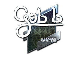 Naklejka | gob b (foliowana) | Boston 2018