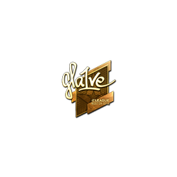 free csgo skin Sticker | gla1ve (Gold) | Boston 2018