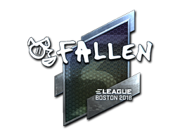 Naklejka | FalleN (foliowana) | Boston 2018