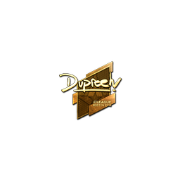 Sticker | dupreeh (Gold) | Boston 2018