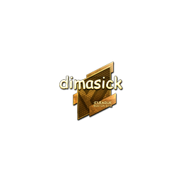 free csgo skin Sticker | dimasick (Gold) | Boston 2018