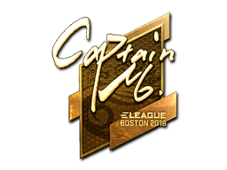 Sticker | captainMo (Gold) | Boston 2018