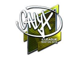 Наліпка | Calyx (лискуча) | Бостон 2018