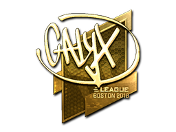 Sticker | Calyx (Gold) | Boston 2018