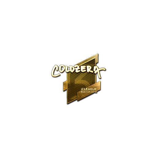 Adesivo | coldzera (Dourado) | Boston 2018
