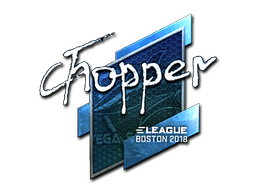 Autocolante | chopper (Foil) | Boston 2018