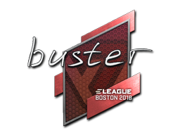 Наклейка | buster | Бостон 2018