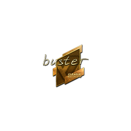 Sticker | buster (Gold) | Boston 2018