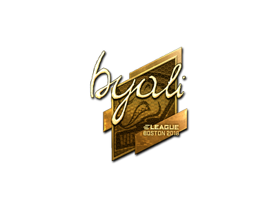 Sticker | byali (Gold) | Boston 2018