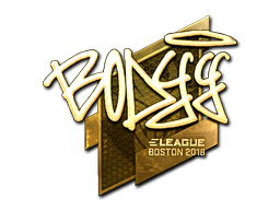 Sticker | bodyy (Gold) | Boston 2018