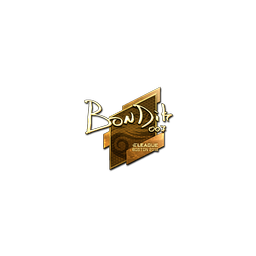 free csgo skin Sticker | bondik (Gold) | Boston 2018