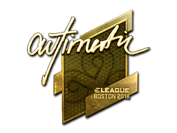 Sticker | autimatic (Gold) | Boston 2018