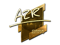 Sticker | AZR (Gold) | Boston 2018