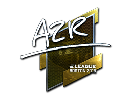 Autocolante | AZR (Foil) | Boston 2018