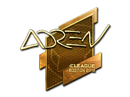 Sticker | AdreN (Gold) | Boston 2018