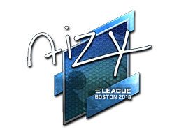 Наліпка | aizy (лискуча) | Бостон 2018