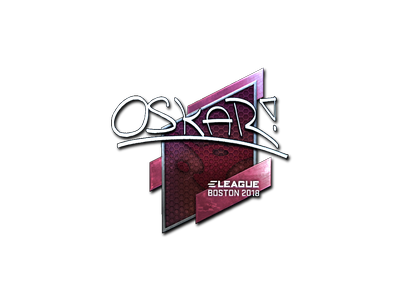 Aufkleber | oskar (Glanz) | Boston 2018