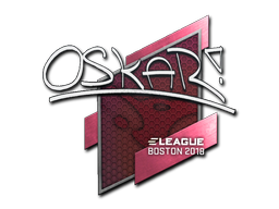 Primary image of skin Sticker | oskar | Boston 2018