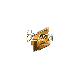 Sticker | olofmeister (Gold) | Boston 2018